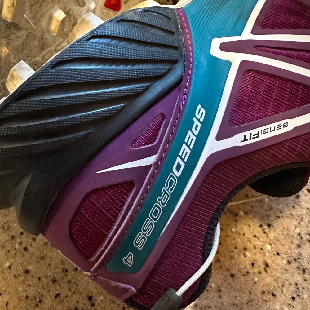 Salomon running shoes woman’s size 8.